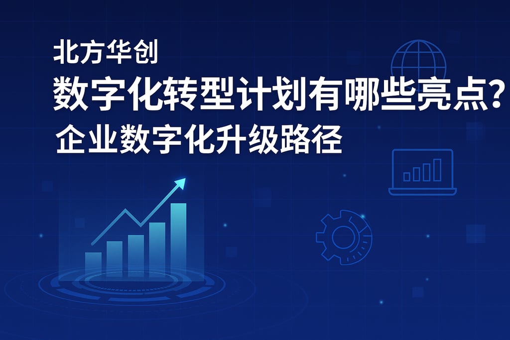 北方华创数字化转型计划有哪些亮点？企业数字化升级路径
