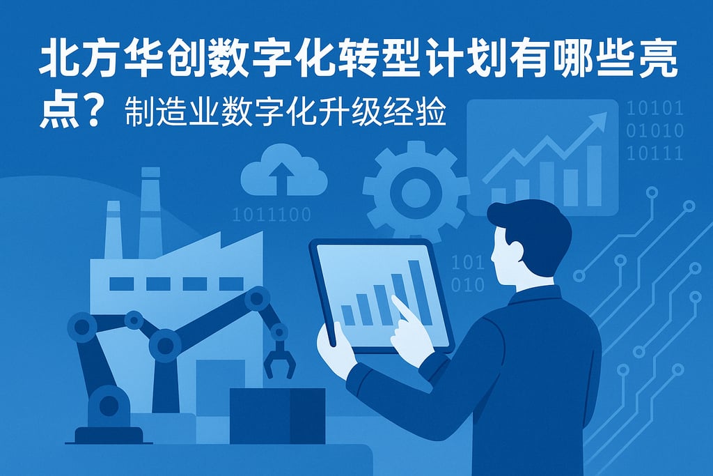 北方华创数字化转型计划有哪些亮点？制造业数字化升级经验