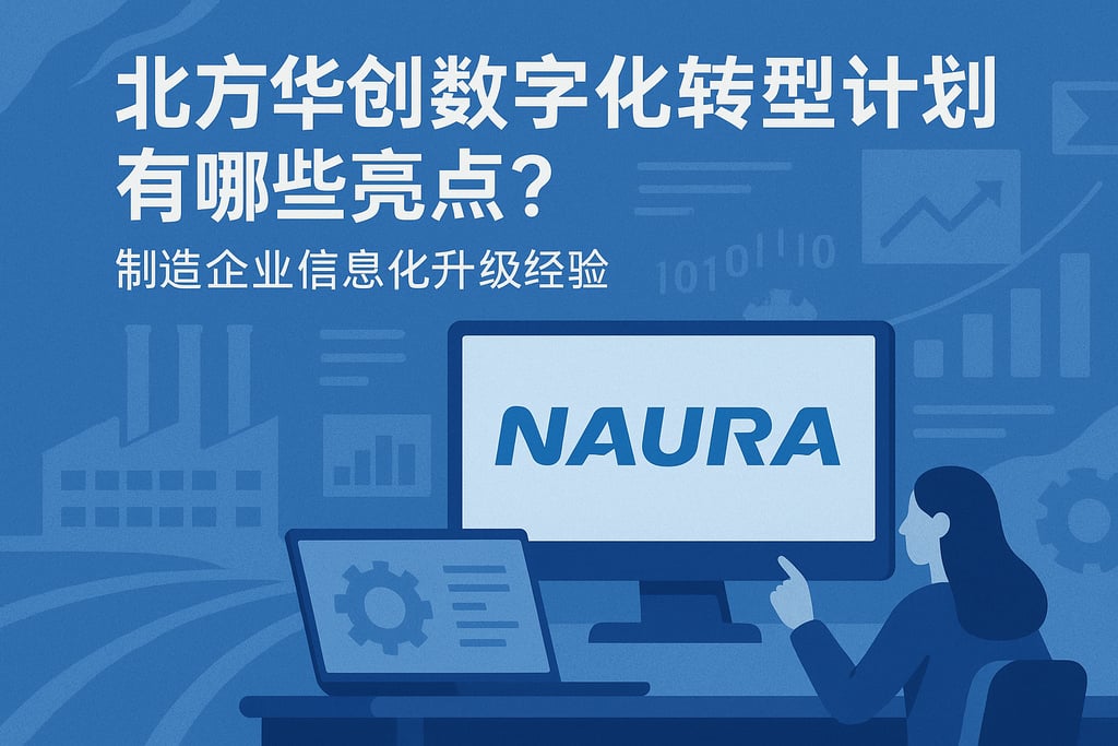 北方华创数字化转型计划有哪些亮点？制造企业信息化升级经验