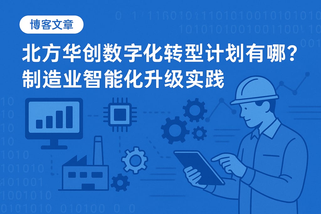 北方华创数字化转型计划有哪些？制造业智能化升级实践