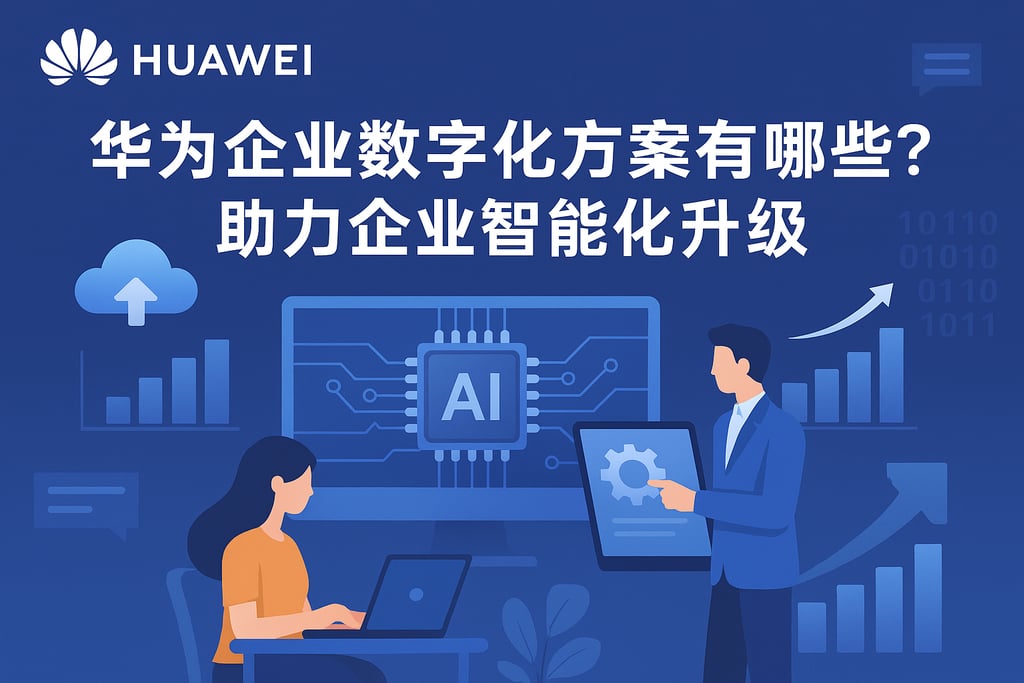 华为企业数字化方案有哪些？助力企业智能化升级