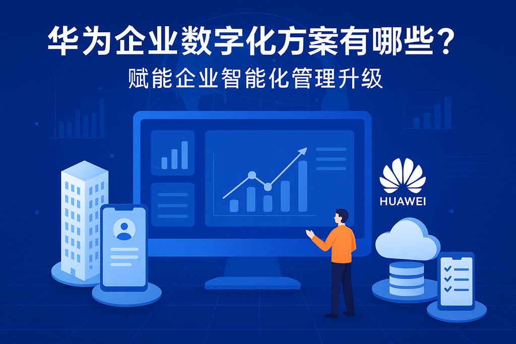 华为企业数字化方案有哪些？赋能企业智能化管理升级