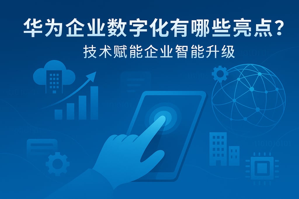 华为企业数字化有哪些亮点？技术赋能企业智能升级
