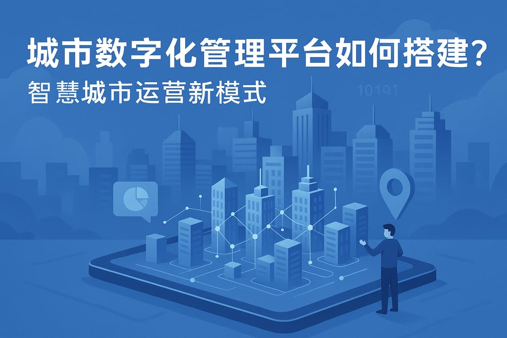 城市数字化管理平台如何搭建？智慧城市运营新模式