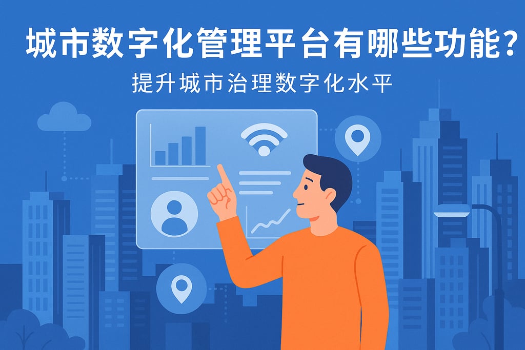 城市数字化管理平台有哪些功能？提升城市治理数字化水平