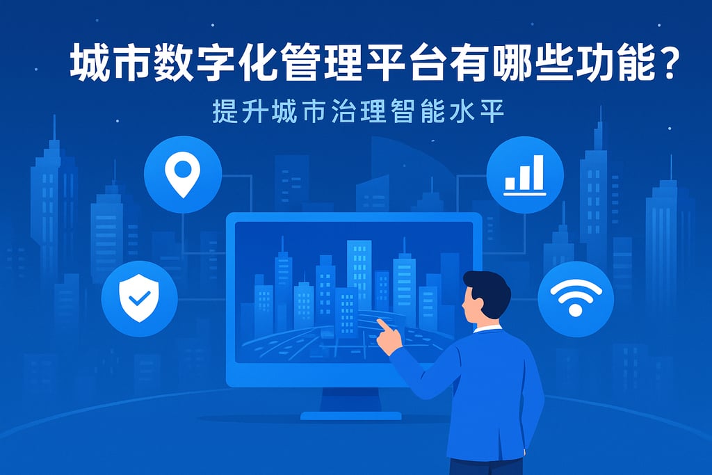 城市数字化管理平台有哪些功能？提升城市治理智能水平
