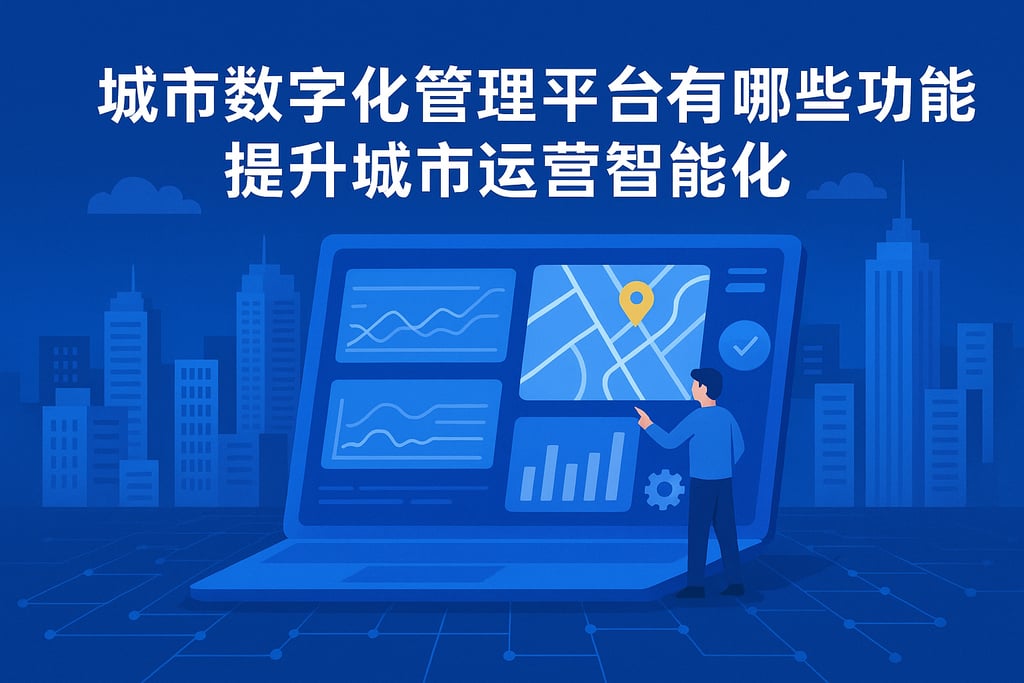 城市数字化管理平台有哪些功能？提升城市运营智能化