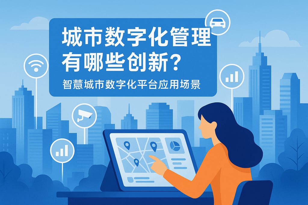 城市数字化管理有哪些创新？智慧城市数字化平台应用场景