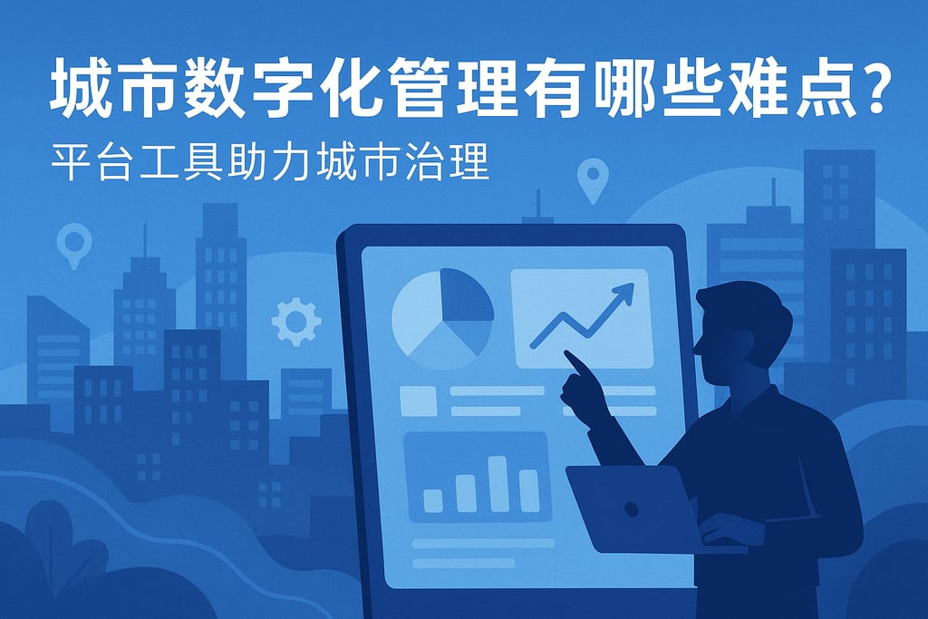 城市数字化管理有哪些难点？平台工具助力城市治理