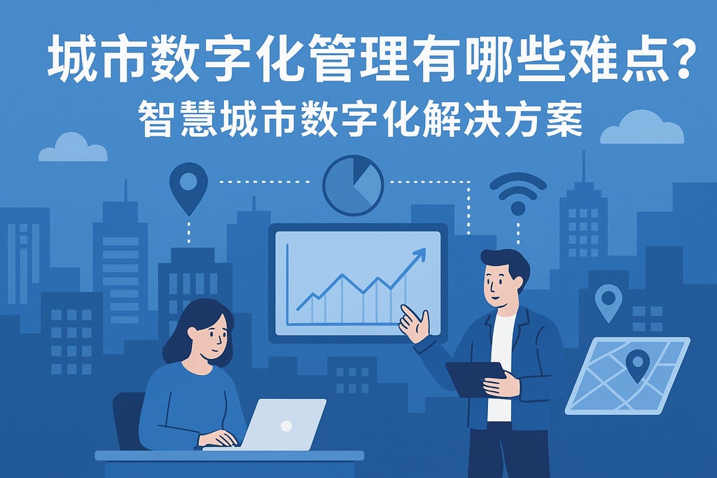 城市数字化管理有哪些难点？智慧城市数字化解决方案