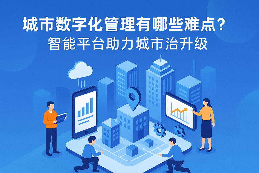 城市数字化管理有哪些难点？智能平台助力城市治理升级