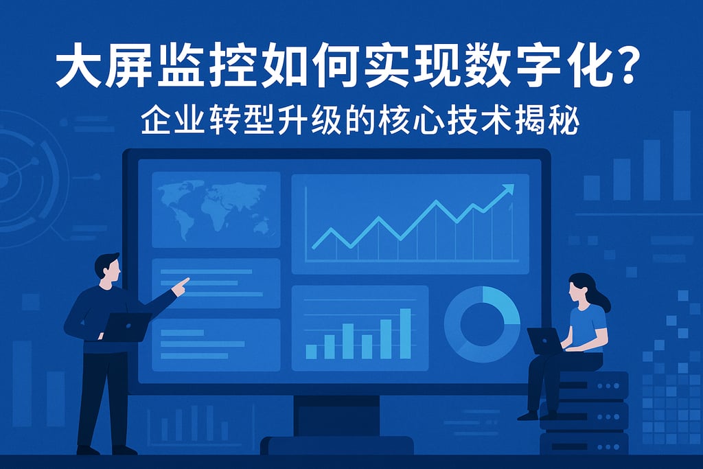 大屏监控如何实现数字化？企业转型升级的核心技术揭秘