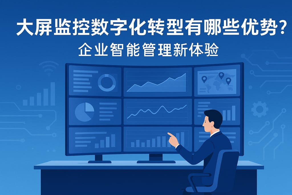 大屏监控数字化转型有哪些优势？企业智能管理新体验