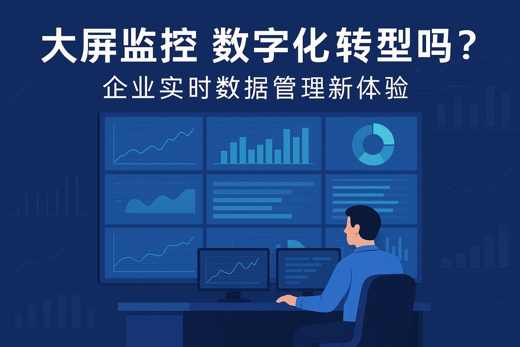 大屏监控数字化转型靠谱吗？企业实时数据管理新体验