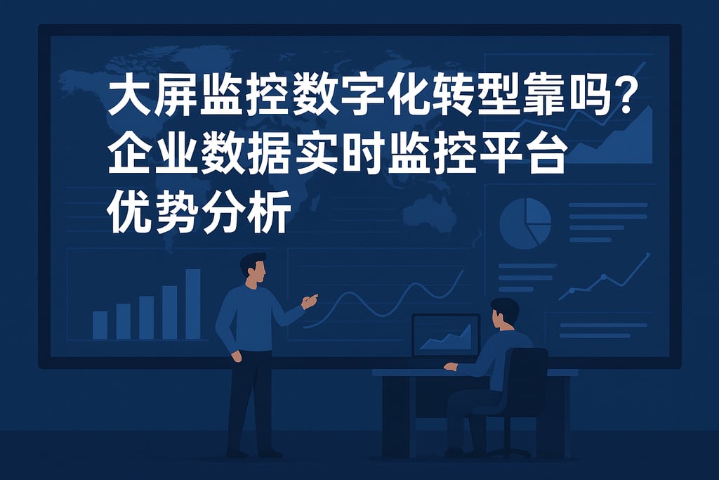 大屏监控数字化转型靠谱吗？企业数据实时监控平台优势分析