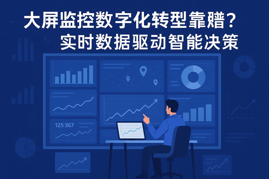 大屏监控数字化转型靠谱吗？实时数据驱动智能决策
