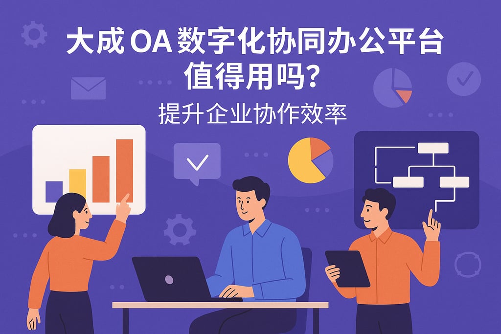 大成oa数字化协同办公平台值得用吗？提升企业协作效率