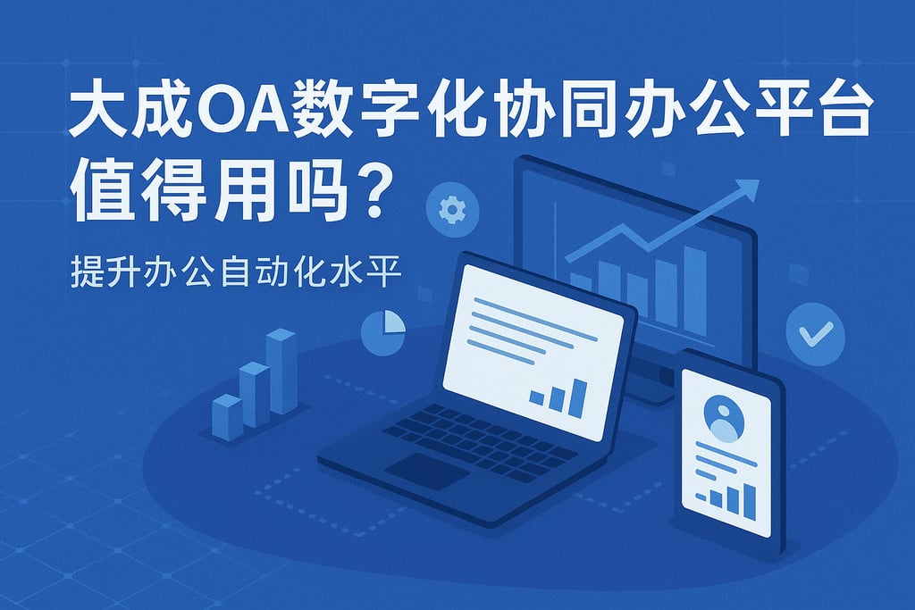 大成oa数字化协同办公平台值得用吗？提升办公自动化水平