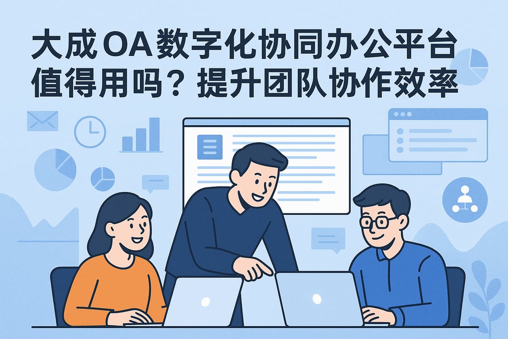 大成oa数字化协同办公平台值得用吗？提升团队协作效率