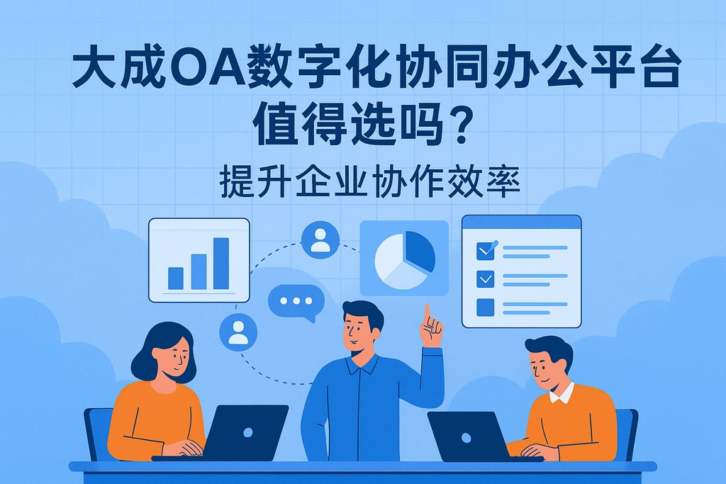 大成oa数字化协同办公平台值得选吗？提升企业协作效率