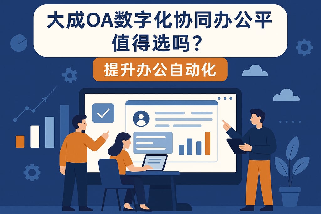 大成oa数字化协同办公平台值得选吗？提升办公自动化