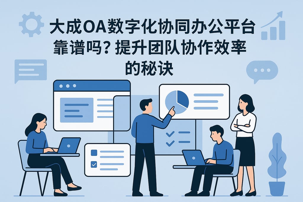 大成oa数字化协同办公平台靠谱吗？提升团队协作效率的秘诀