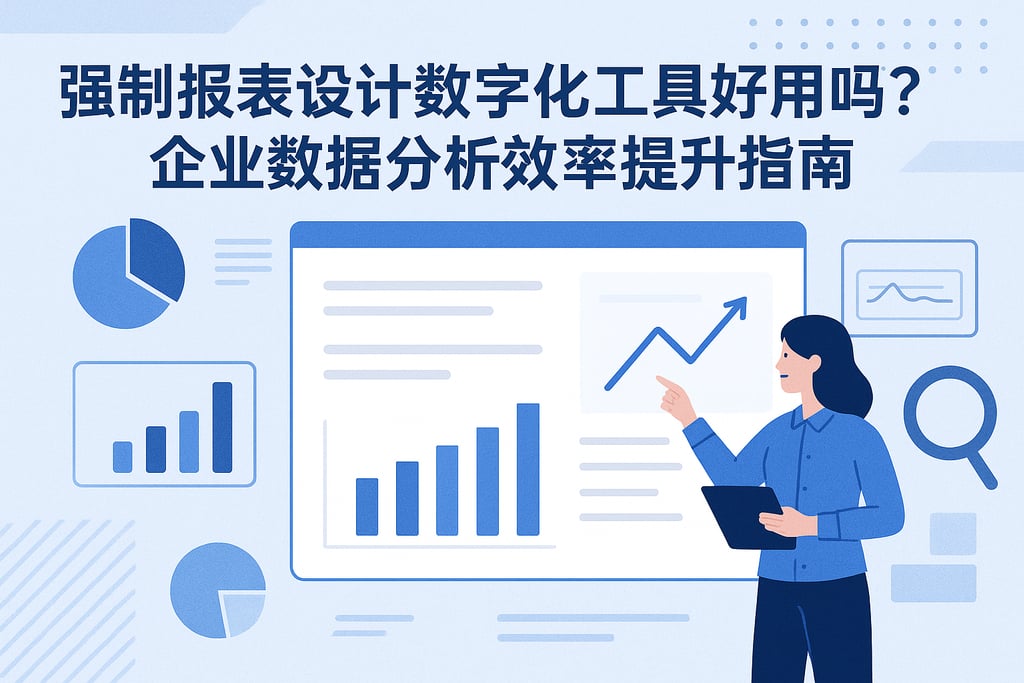 强制报表设计数字化工具好用吗？企业数据分析效率提升指南