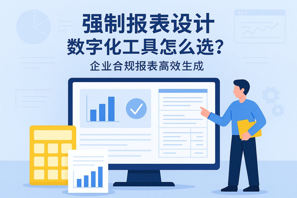 强制报表设计数字化工具怎么选？企业合规报表高效生成