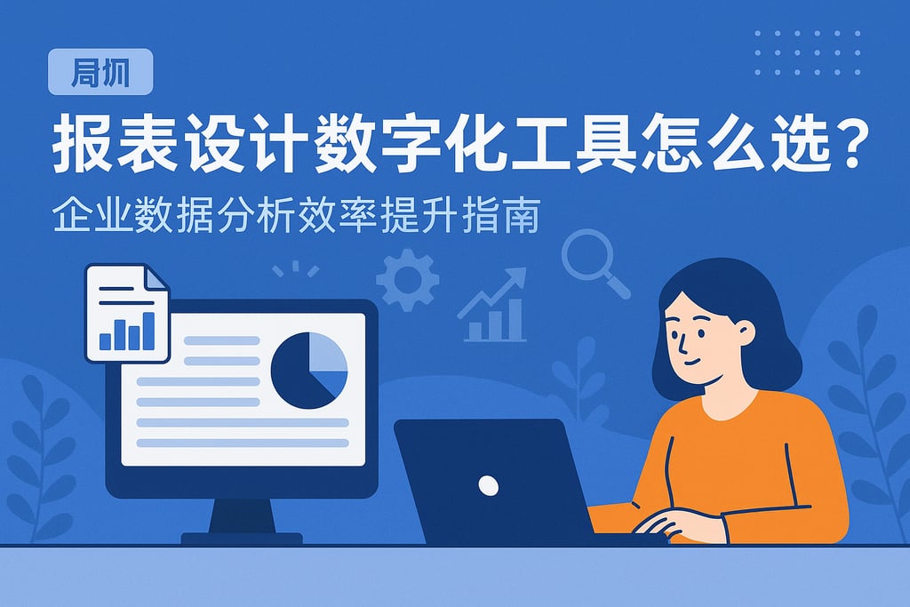 强制报表设计数字化工具怎么选？企业数据分析效率提升指南