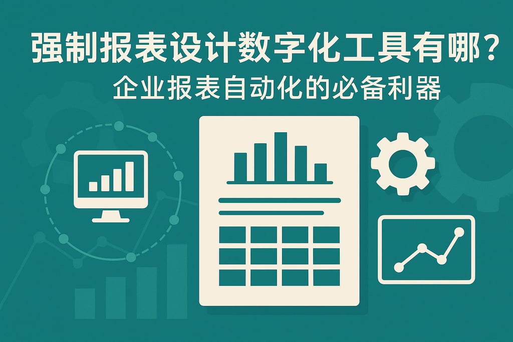 强制报表设计数字化工具有哪些？企业报表自动化的必备利器