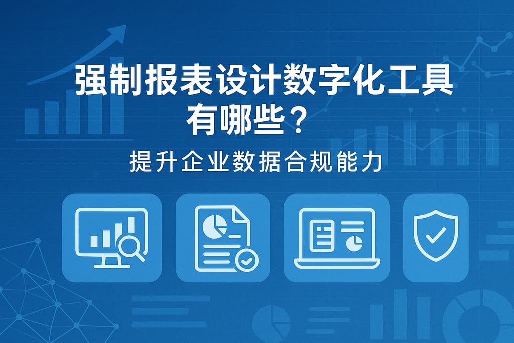 强制报表设计数字化工具有哪些？提升企业数据合规能力