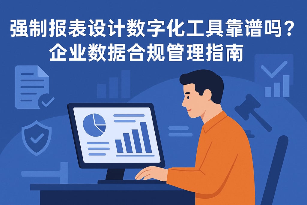 强制报表设计数字化工具靠谱吗？企业数据合规管理指南