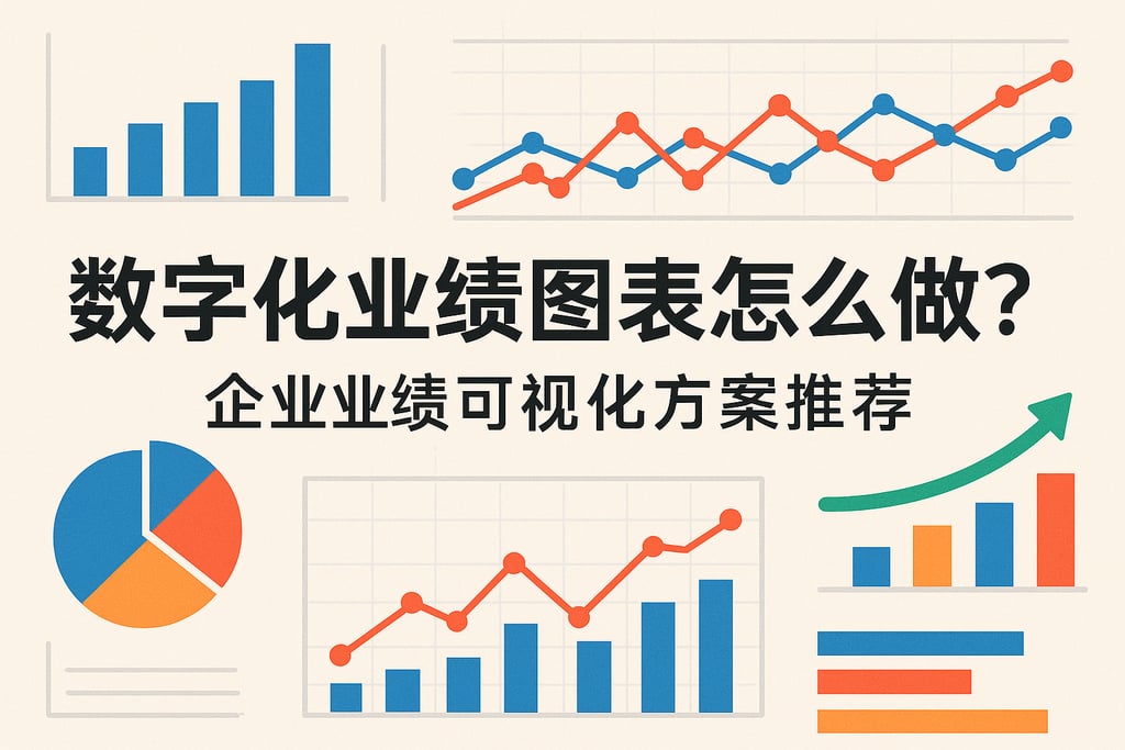 数字化业绩分析图表怎么做？企业业绩可视化方案推荐
