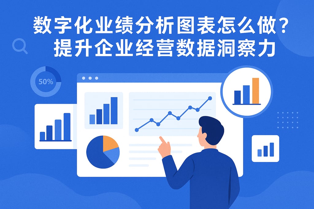 数字化业绩分析图表怎么做？提升企业经营数据洞察力