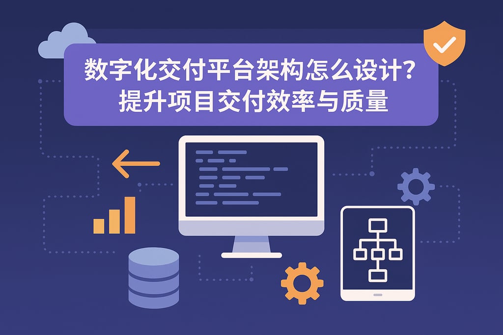数字化交付平台架构怎么设计？提升项目交付效率与质量