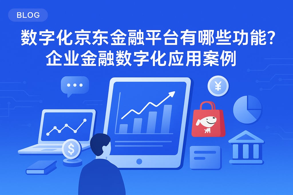 数字化京东金融平台有哪些功能？企业金融数字化应用案例