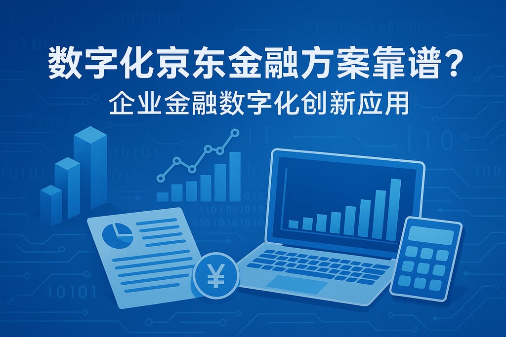 数字化京东金融方案靠谱吗？企业金融数字化创新应用