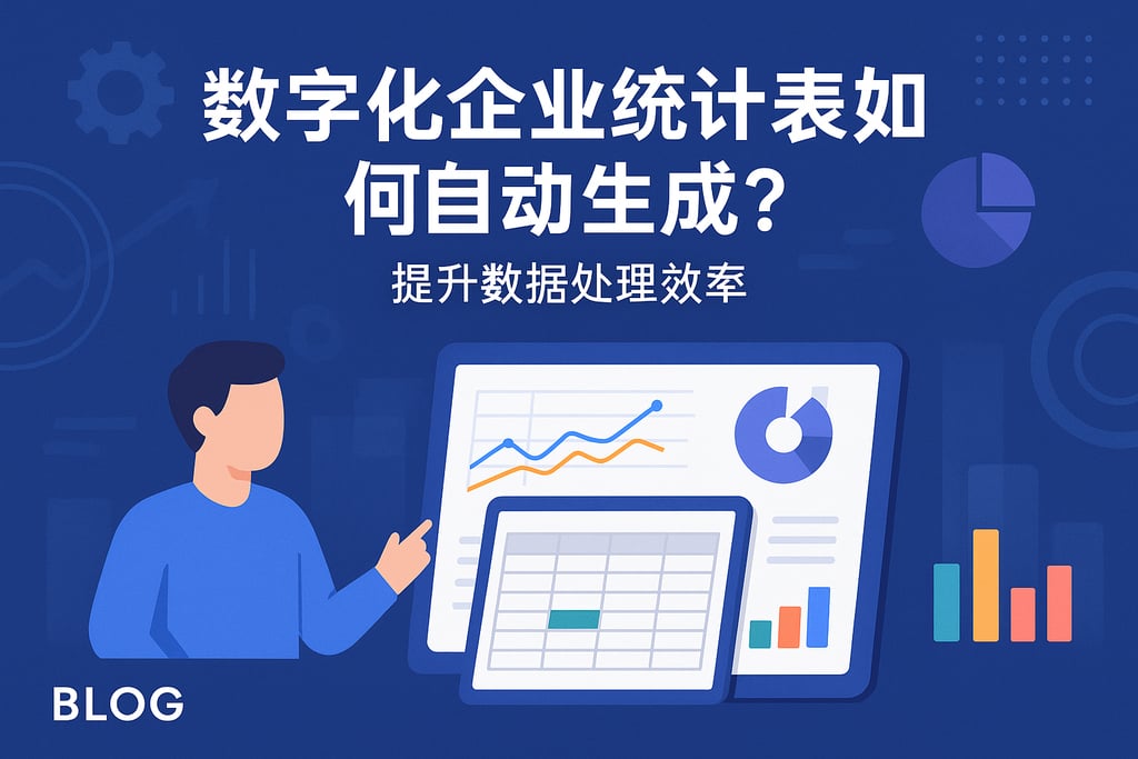 数字化企业统计表如何自动生成？提升数据处理效率