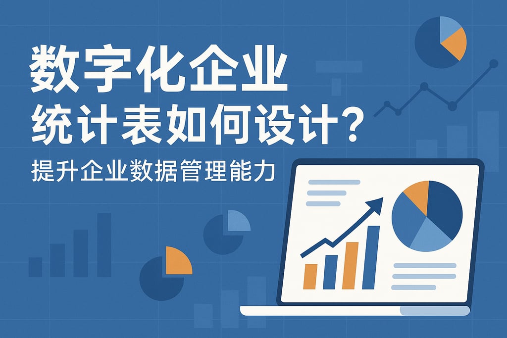 数字化企业统计表如何设计？提升企业数据管理能力