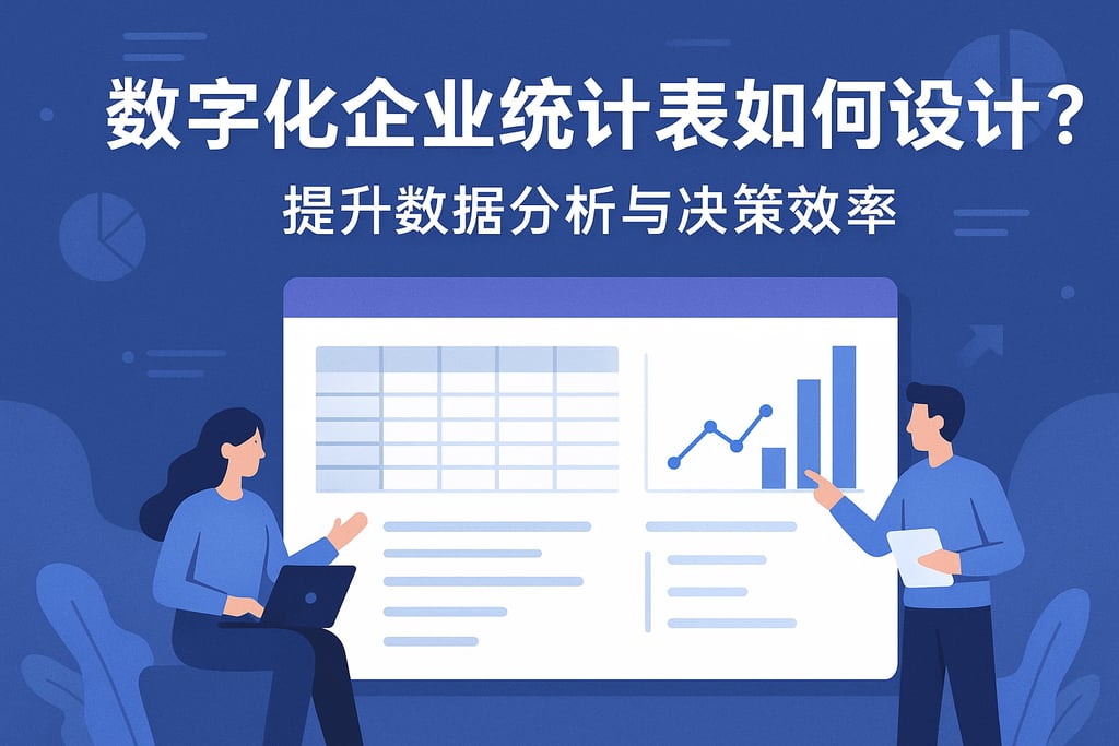 数字化企业统计表如何设计？提升数据分析与决策效率