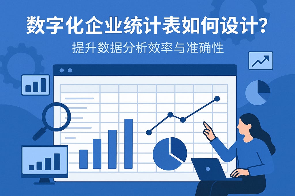 数字化企业统计表如何设计？提升数据分析效率与准确性