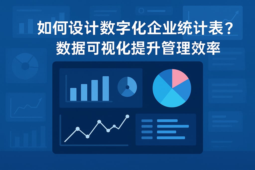 数字化企业统计表如何设计？数据可视化提升管理效率