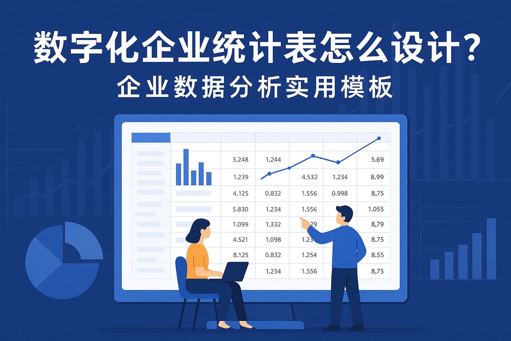 数字化企业统计表怎么设计？企业数据分析实用模板
