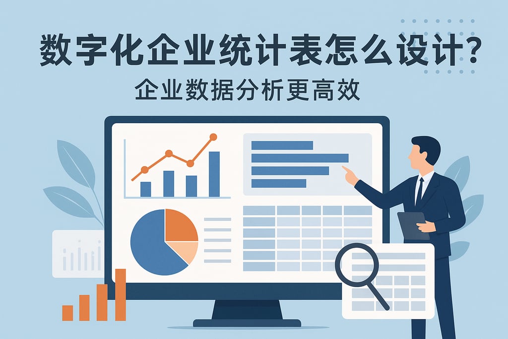 数字化企业统计表怎么设计？企业数据分析更高效