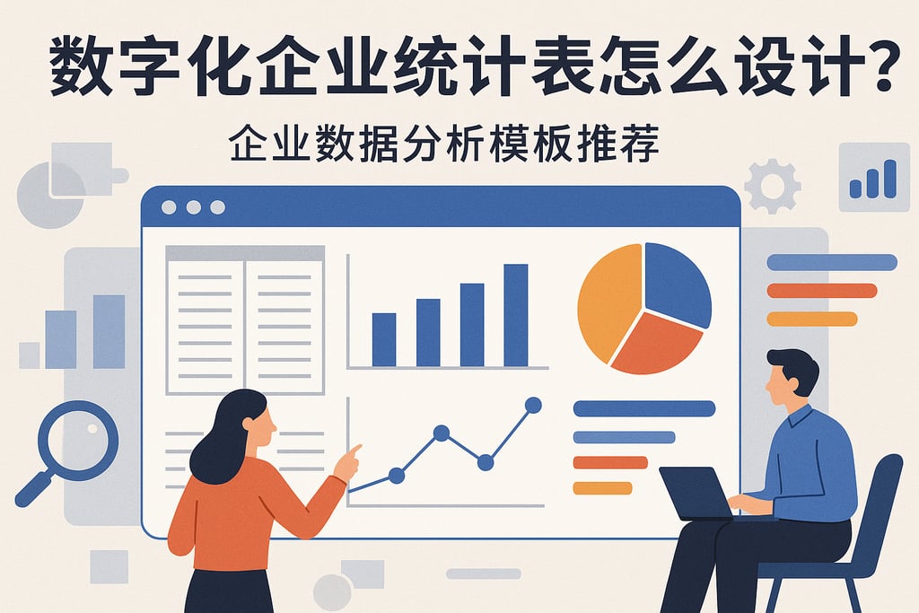 数字化企业统计表怎么设计？企业数据分析模板推荐