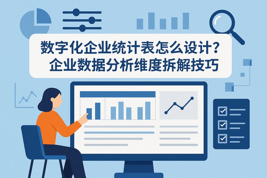 数字化企业统计表怎么设计？企业数据分析维度拆解技巧