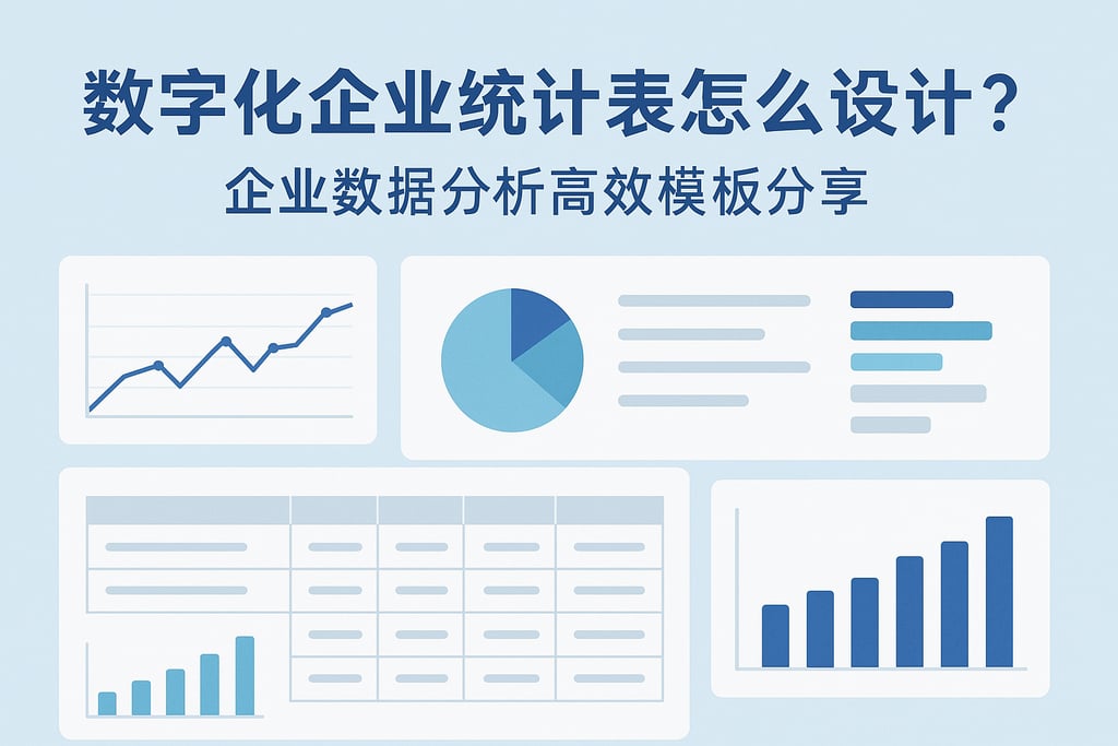 数字化企业统计表怎么设计？企业数据分析高效模板分享