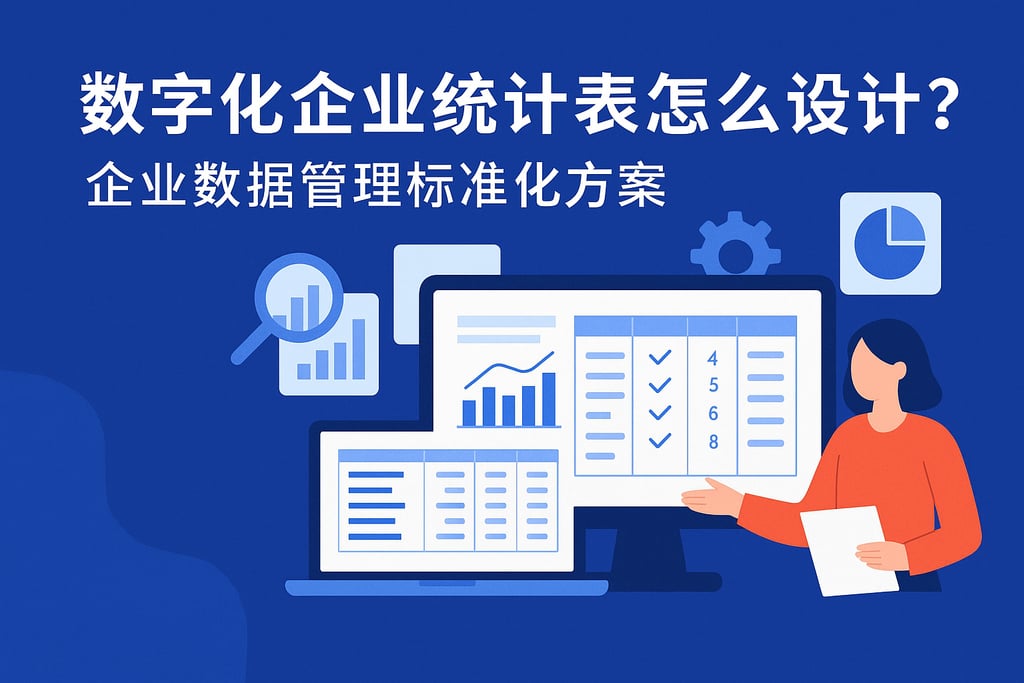 数字化企业统计表怎么设计？企业数据管理标准化方案