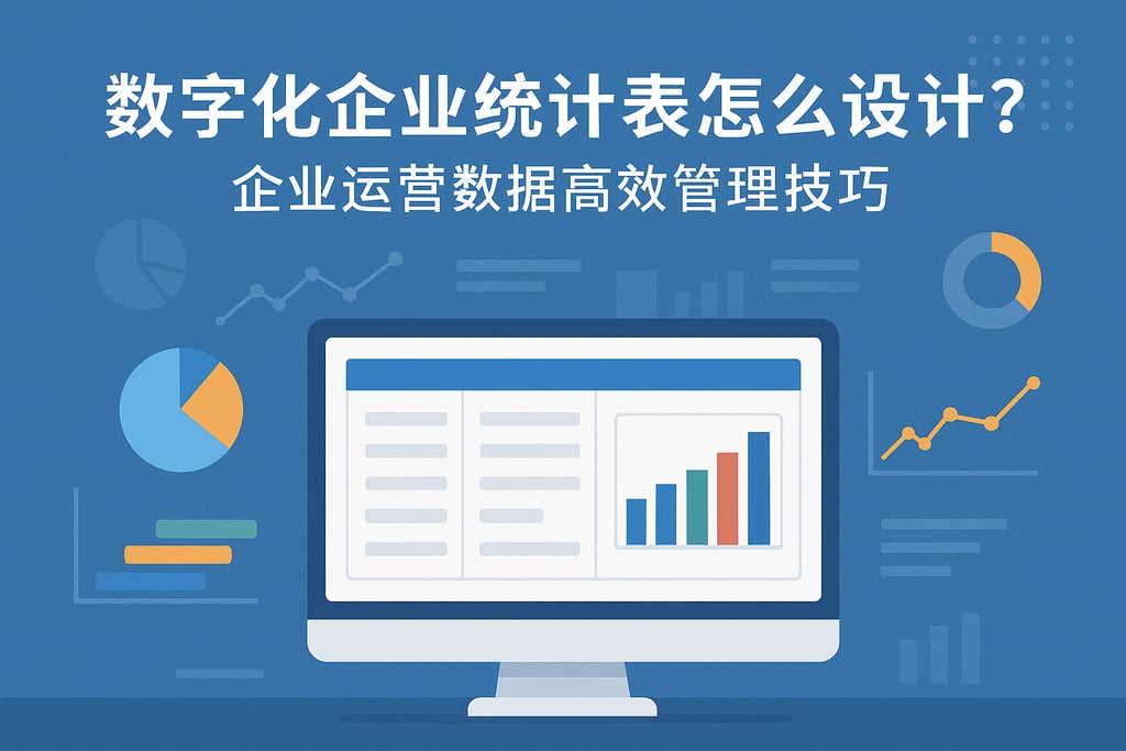 数字化企业统计表怎么设计？企业运营数据高效管理技巧