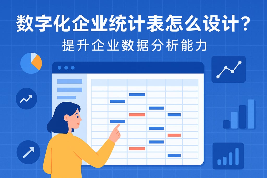数字化企业统计表怎么设计？提升企业数据分析能力